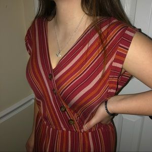 Striped Rosey Jumpsuit